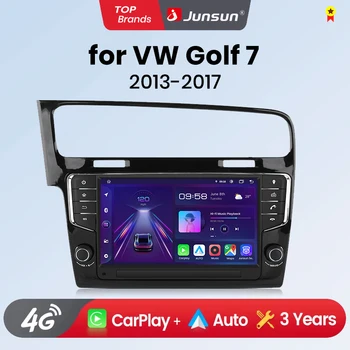 Junsun 9 pulgadas inalámbrico CarPlay Android Auto Radio para Volkswagen VW Golf 7 2013-2017 coche Multimedia GPS autoradio 1