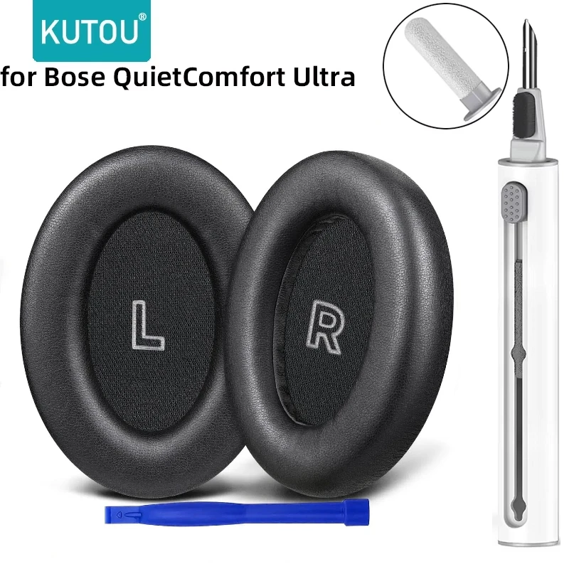 

KUTOU Ear Pads Cushion for Bose QuietComfort Ultra QC Ultra Headphone Replacement Earpads Leather Soft Foam Cover Earmuffs