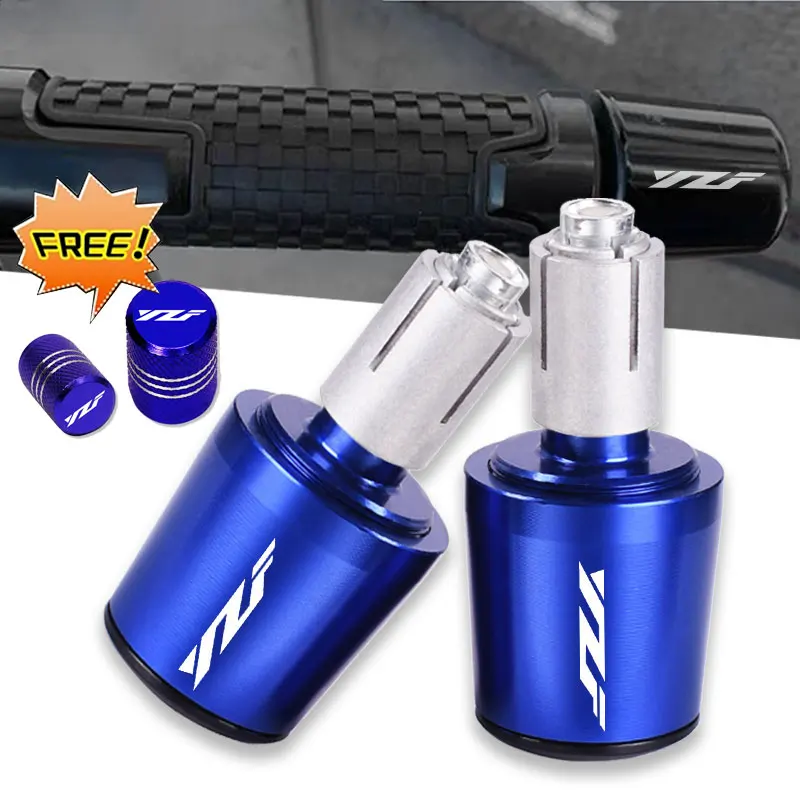 

For Yamaha YZF R3 R25 R6 R1 R125 2013-2019 Motorcycle CNC Handle Bar Handlebar Grips Cap End handle Plugs cap Accessories