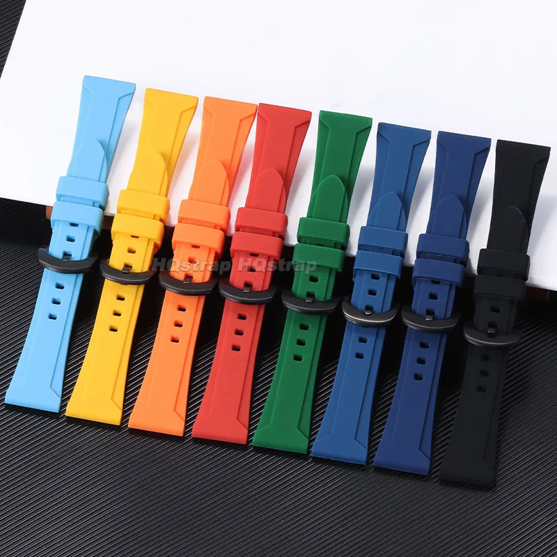 22 مللي متر 24 مللي متر 26 مللي متر سيليكون حزام عالية الجودة المطاط لينة حزام (استيك) ساعة ل Seiko سوار ساعة ذكية العالمي معصمه اكسسوارات