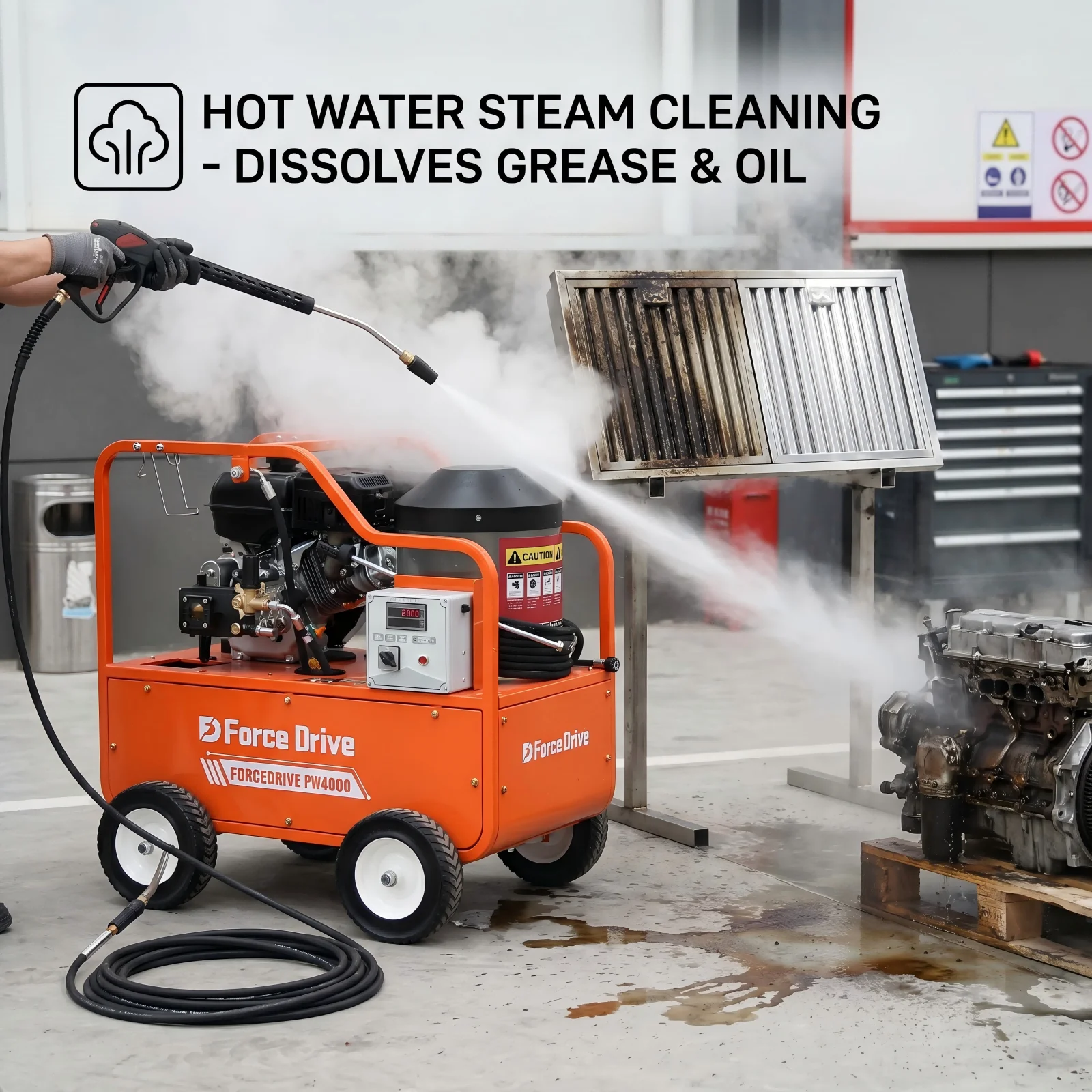 Heavy Duty Hot Water Pressure Washer