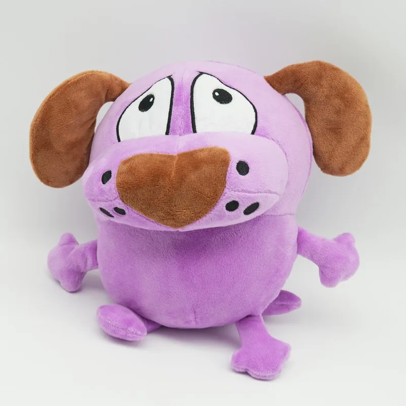 2026 New Eggplant Courage Plush Toy Cute Character Soft Stuffed Doll Plushie Collectible Gift for Kids Fans Room Decor