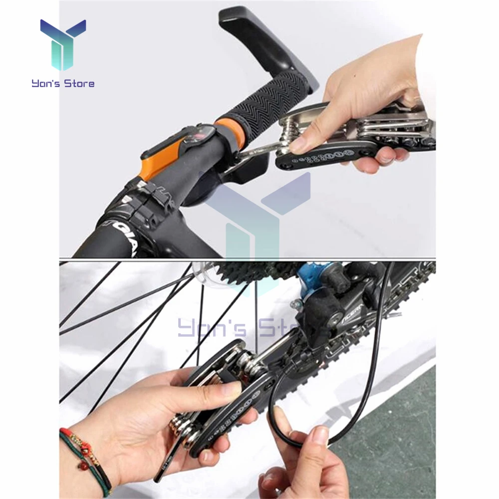 16 in 1 Multifunctional Folding Wrench For Bike Bicycle Repair Bike Tools Kit Hex Wrench Nut Tire repair Hex Screwdriver Socket