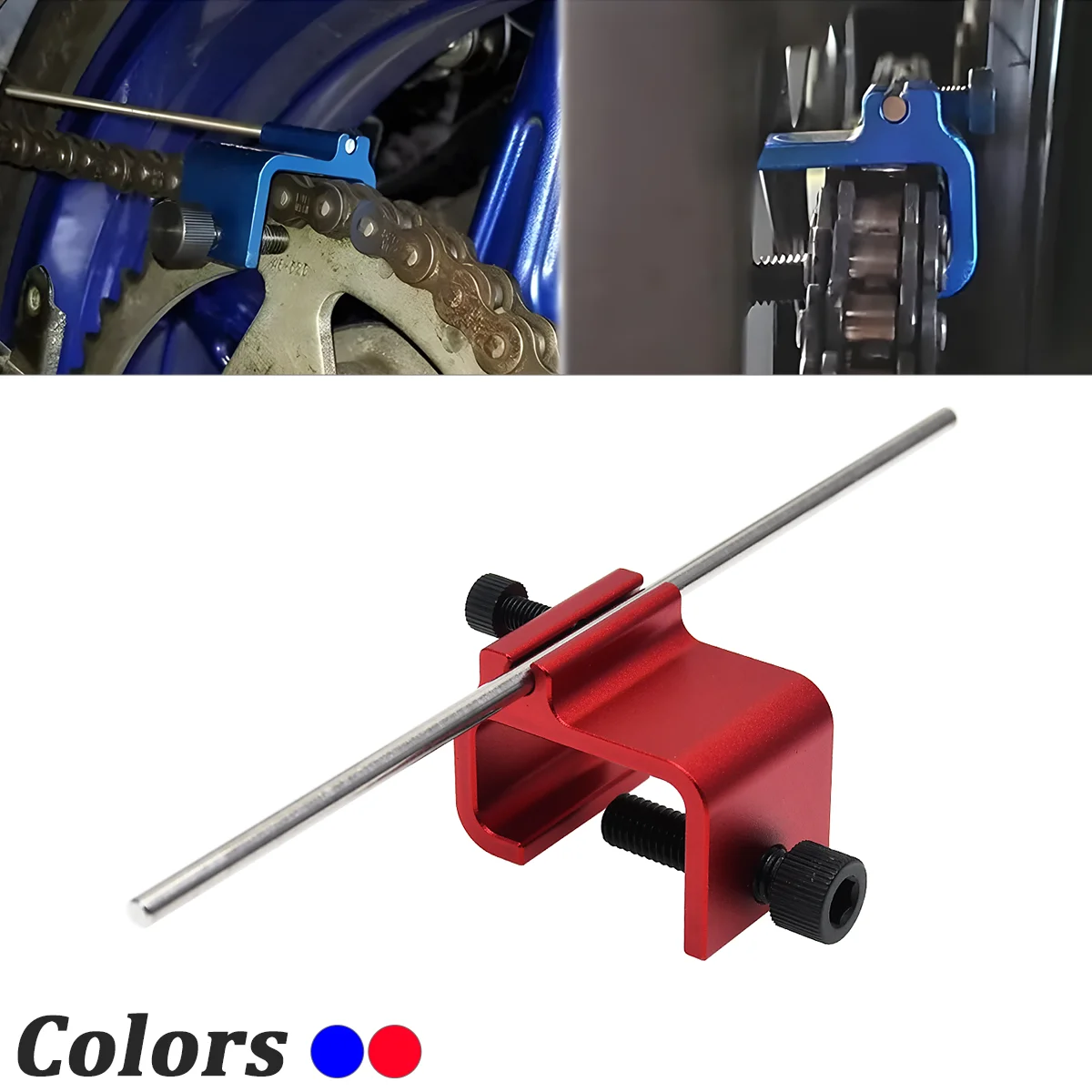 

Quick Accurate Alignment Tool Motorcycle Chain Alignment Tool Aluminium Alloy Sprocket Chain Repair Parts Tool Universal