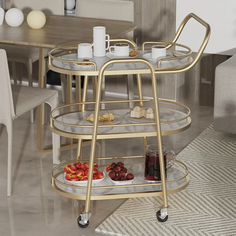 Plant Shelves Trolley Tool Storage Cabinet Kitchen Trolley Cart Wheels Fruit Basket Serving Meuble Cuisine Furniture