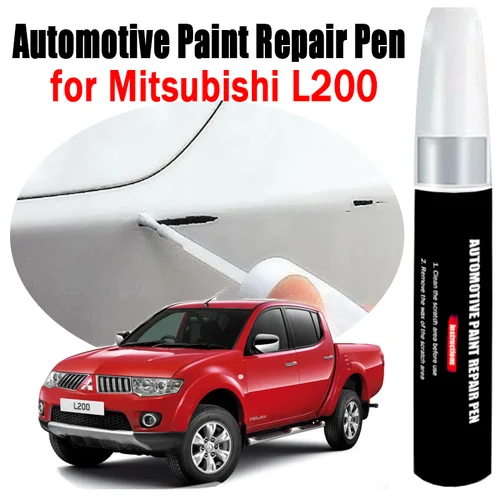 Bolígrafo de reparación de pintura automotriz para Mitsubishi L200, bolígrafo de retoque, eliminador de arañazos, accesorios para el cuidado de la pintura del coche