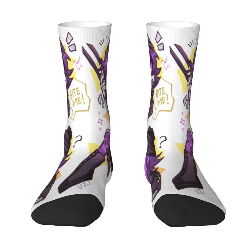 

Мужские носки с коллажем «Убийство дронов», унисекс, милые забавные носки Uzi для швейцара, весна-лето, осень-зима