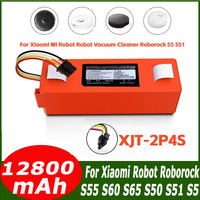 14.4V BRR-2P4S-5200S Robotic Vacuum Cleaner Replacement Battery For Xiaomi Roborock S55 S60 S65 S50 S51 S5 MAX S6 Parts E45/S45