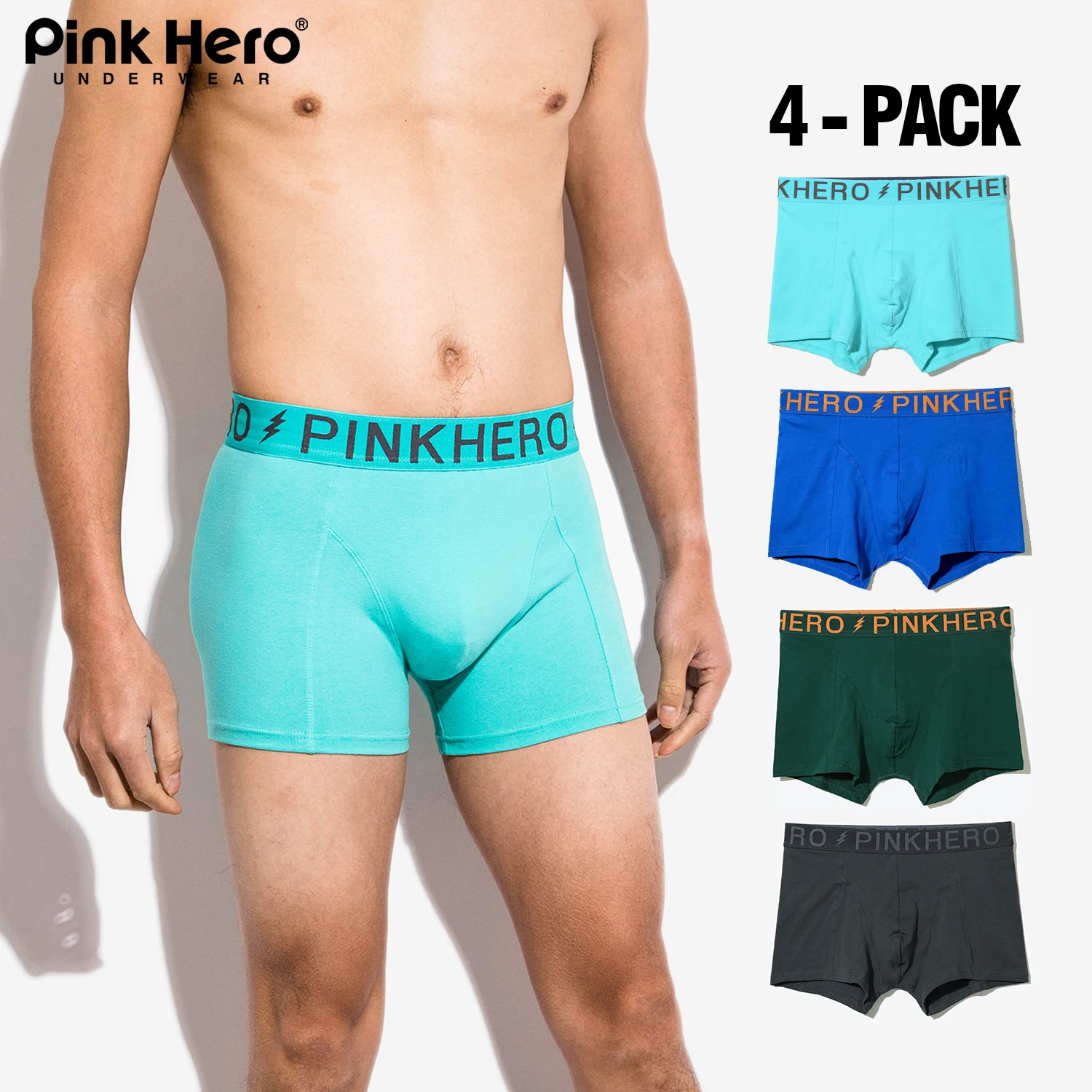 4 Pcs Fashion Underpants 503 For Men,High Comfort Breathable 4-Way Stretch，Cotton Underwear Trunks,Men\'s boxer briefs