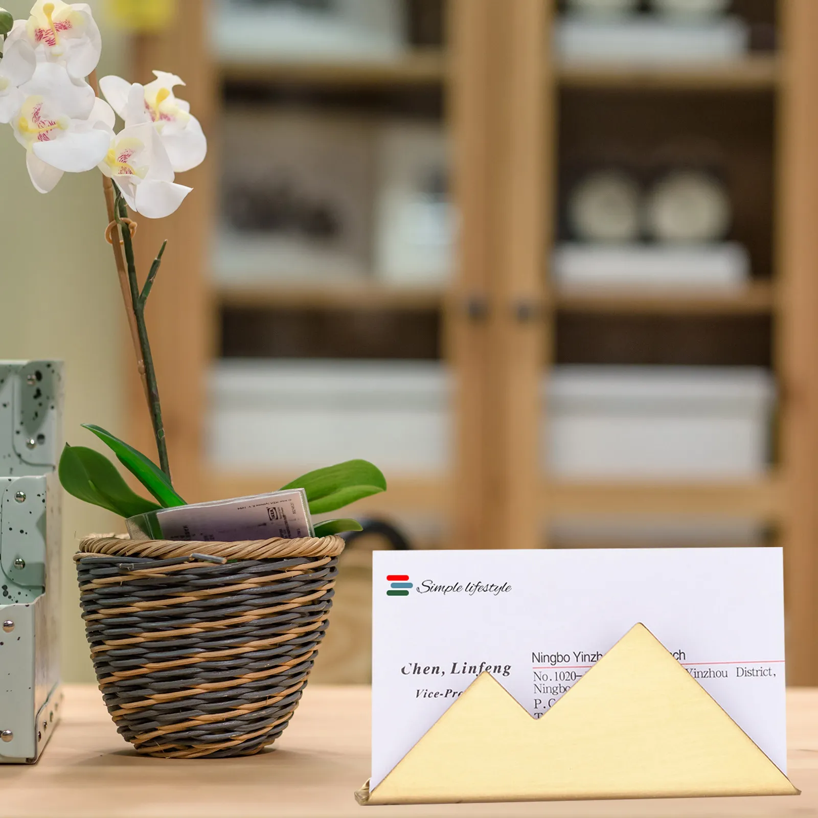 

Настольный держатель для визиток из нержавеющей стали, подставка для сообщений, держатель для фотографий