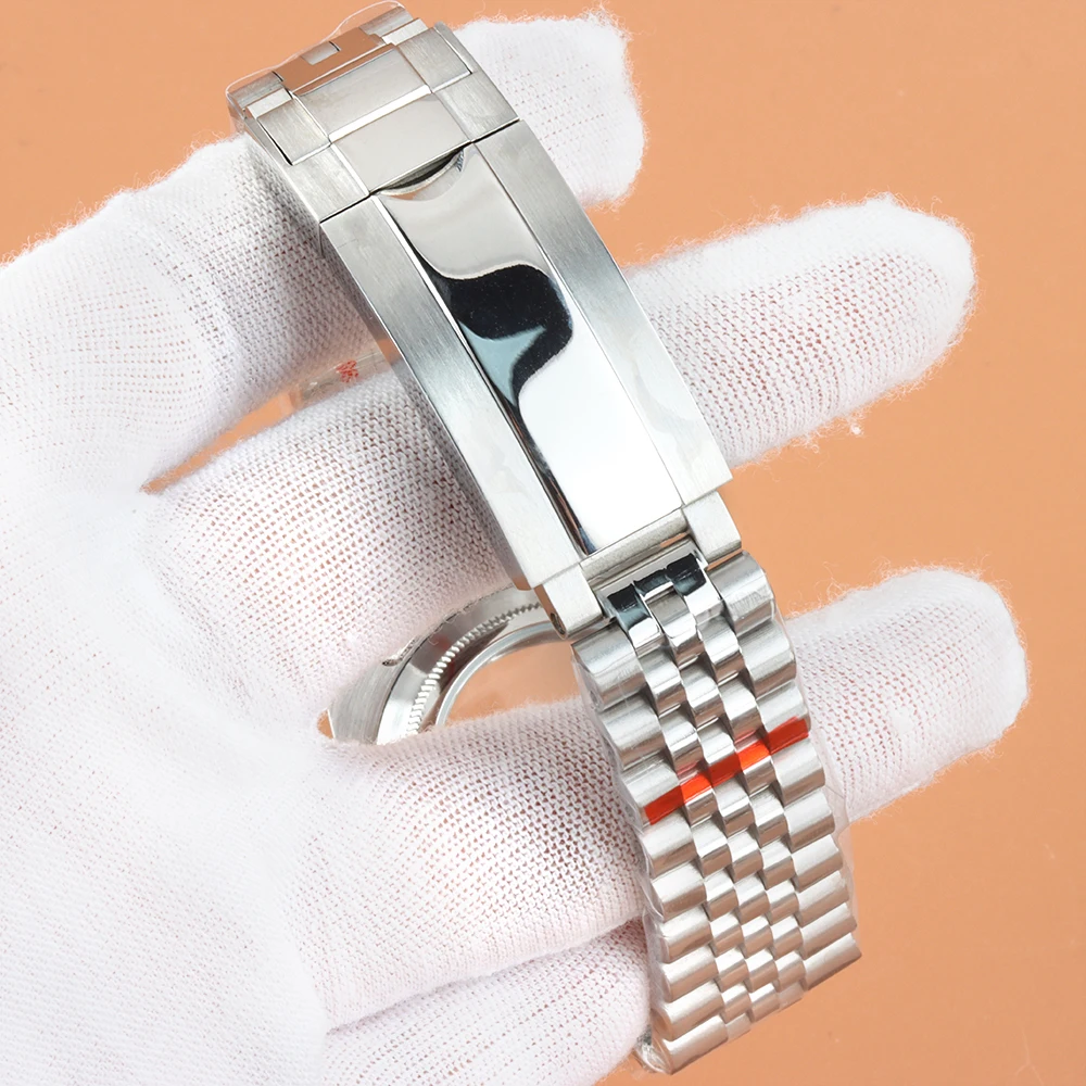 100m Diving Case 40mm Fit GMT Seiko NH35 NH34 NH36 NH38 Movement 28.5mm Dial Jubilee Strap Stainless Steel Sapphire Glass Case