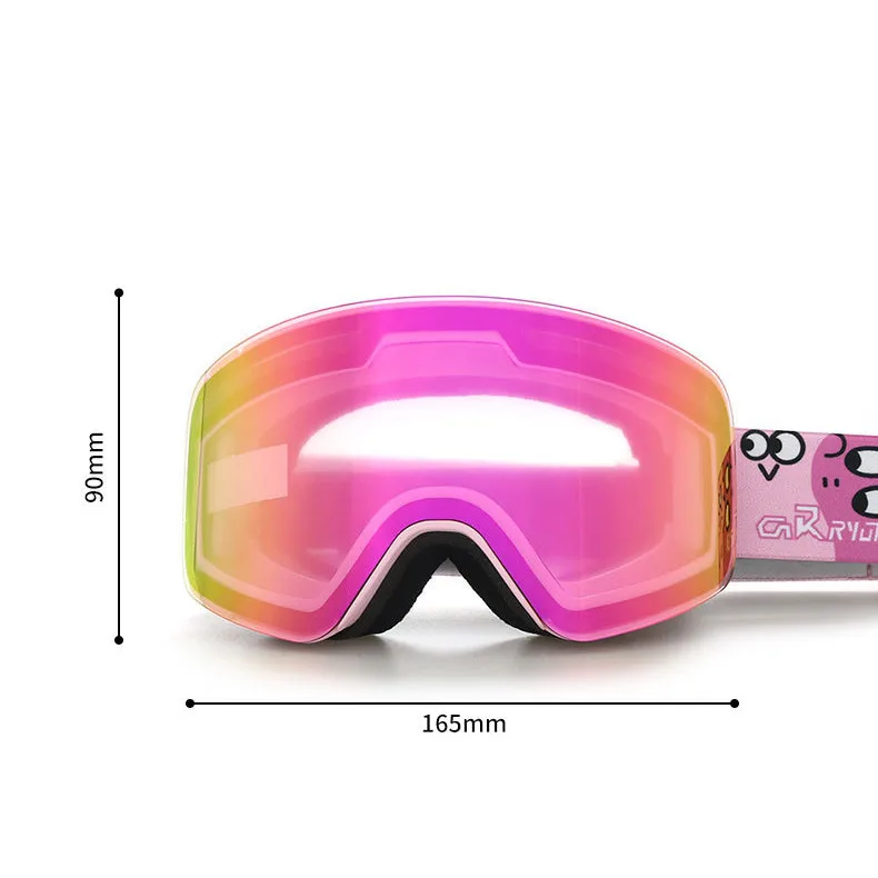 

Winter Sports Kids boys gilrs children child Ski Goggles double lens UV400 Untifog Snowing Glasses Eyewear