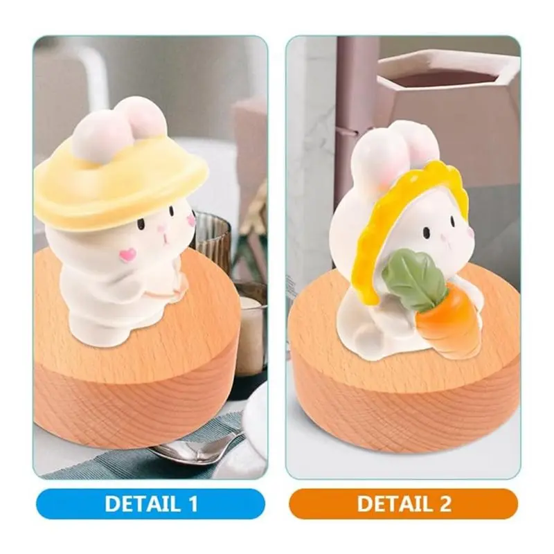 BMBY-Music Box Mechanism You Are My Sunshine Base, Hand-Crank Wooden DIY Craft Music Box Assembly For Wife
