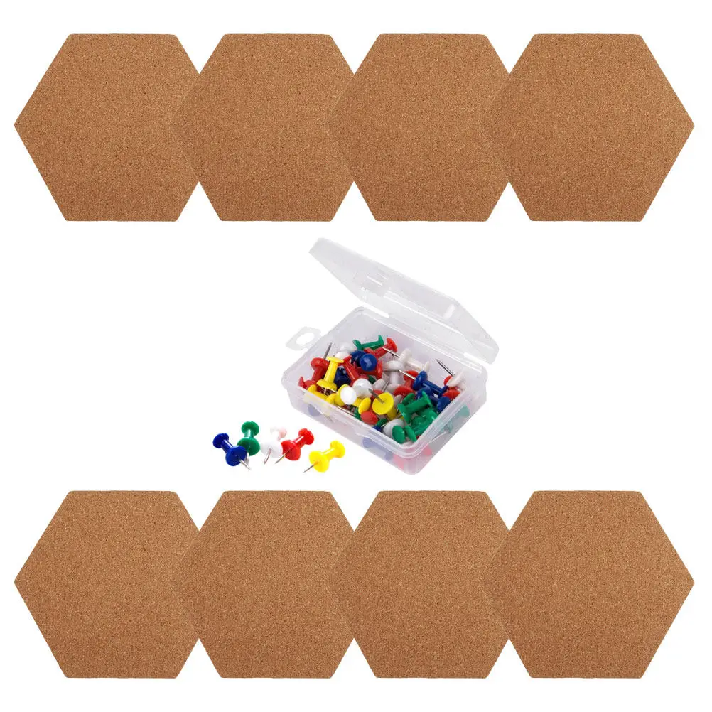 8pcs-cork-board-hexagon-self-adhesive-bulletin-boards-decorative-wall-memo-message-board-for-home-office-creative-display