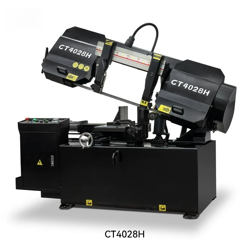 CT4028H Hydraulic band sawing machine Semi-automatic sawing machine Double column horizontal cutting machine sawing