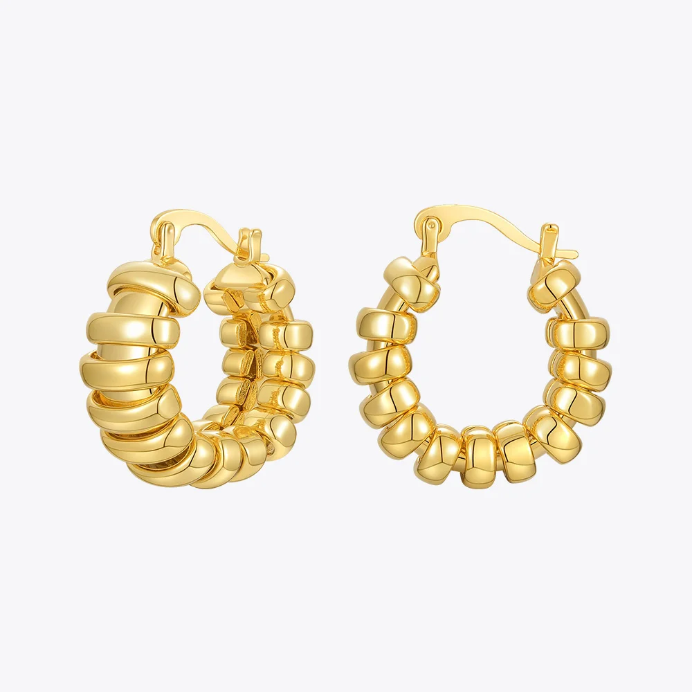 

ENFASHION Circle Set Hoop Earrings For Women Gold Color Loops Earring Friends Gift Fashion Jewelry Boucle Oreille Femme E201221