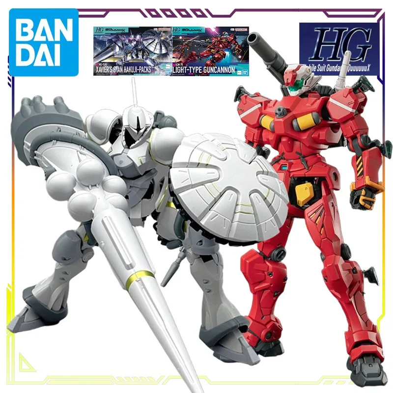 

BANDAI Original HG MSGG Series 07 Xavier Special Strongman (white Porcelain Equipment) Anime Action Figure Assembly Model Toys