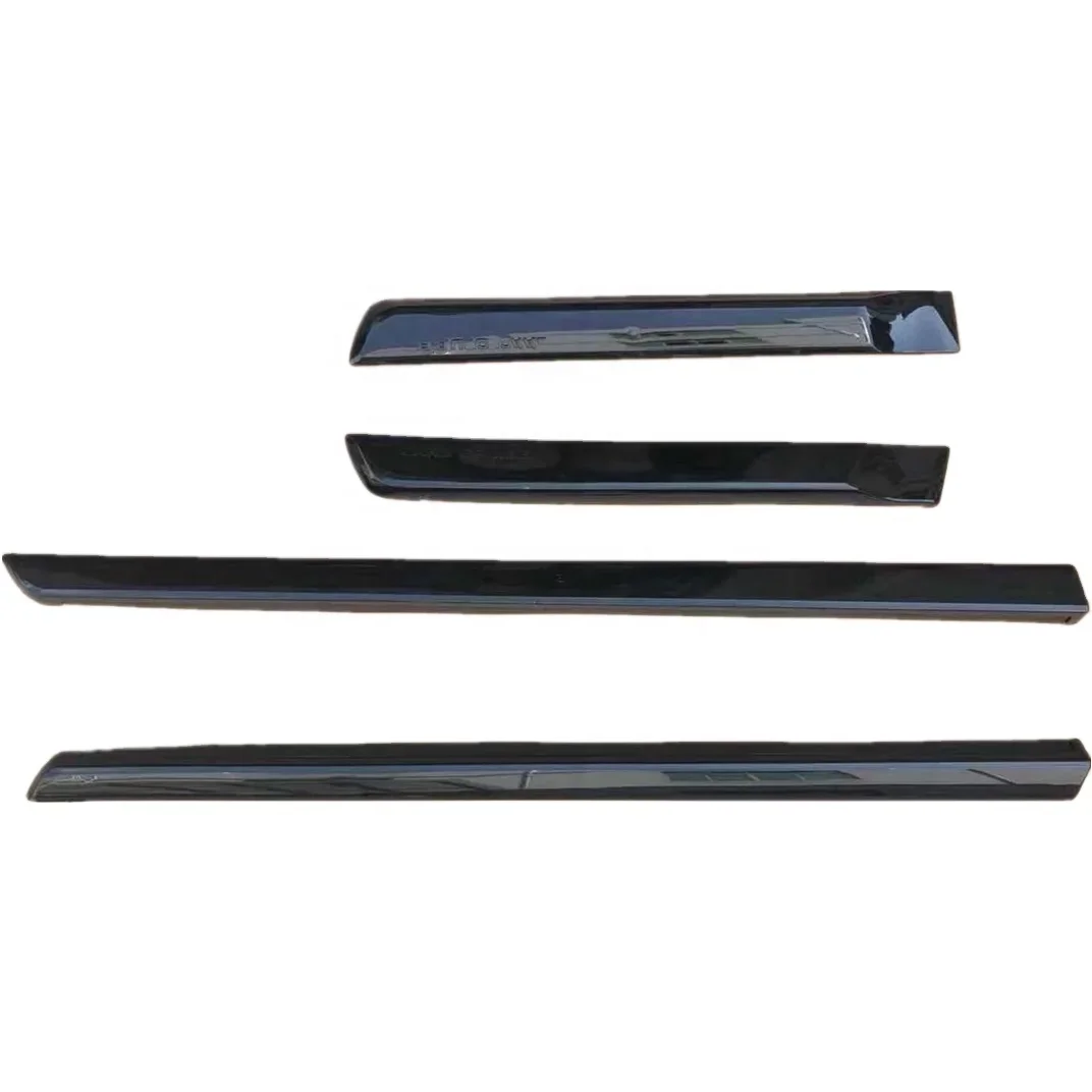 'car exterior parts door side moulding for land cruiser fj200 lc200 decoration door trim black 2016-2019