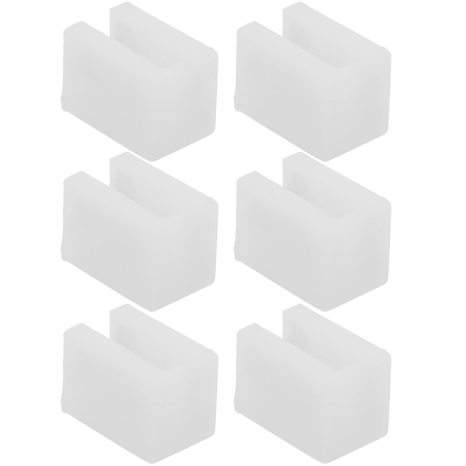 

6pcs Anti Collision Corner Drawer Handles F Corner Left Coffee Silicone Baby Safety Multipurpose Locks