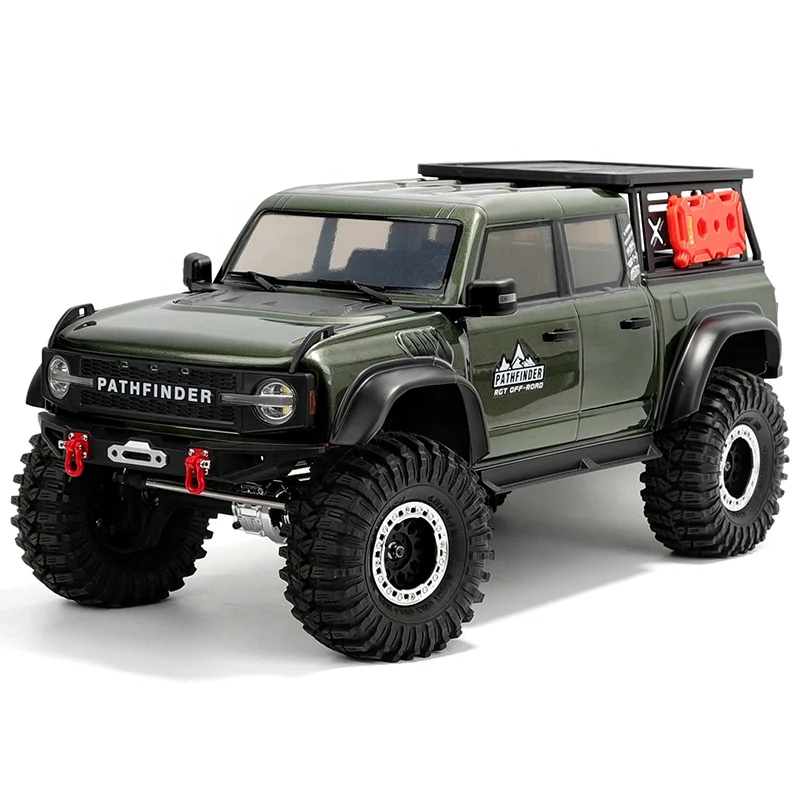 Alto rendimiento RGT EX86150 1/10 Trail Explorer camioneta eléctrica RC 4WD Control remoto sobre orugas marco de acero amortiguadores de aluminio