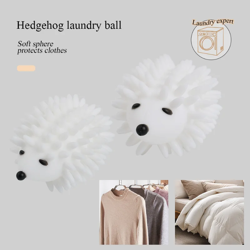 Reusable Hedgehog Dryer Balls Combo Set Clothes Cleaning Tool Hair Remover Anti Static Soft Laundry Washing Ball Pet Accessories