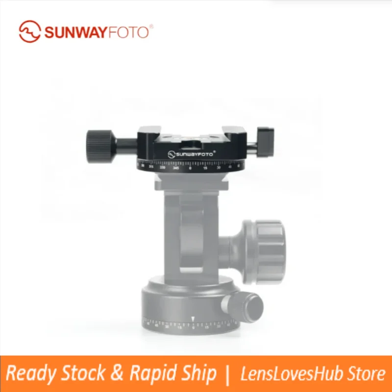 

SUNWAYFOTO Tripod Head Quick Release Clamp for DSLR BallHead Panoramic Panning Release Clamp without Arca Plate
