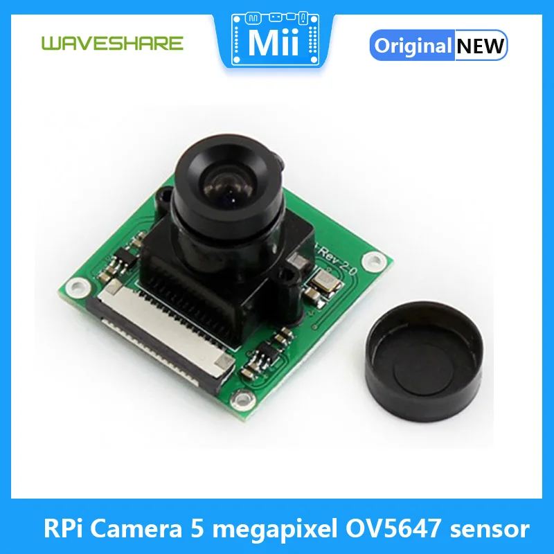 

5pcs/lot Raspberry Pi Camera 5 megapixel OV5647 sensor in an adjustable-focus support Raspberry pi 2 model B / A+ /B+