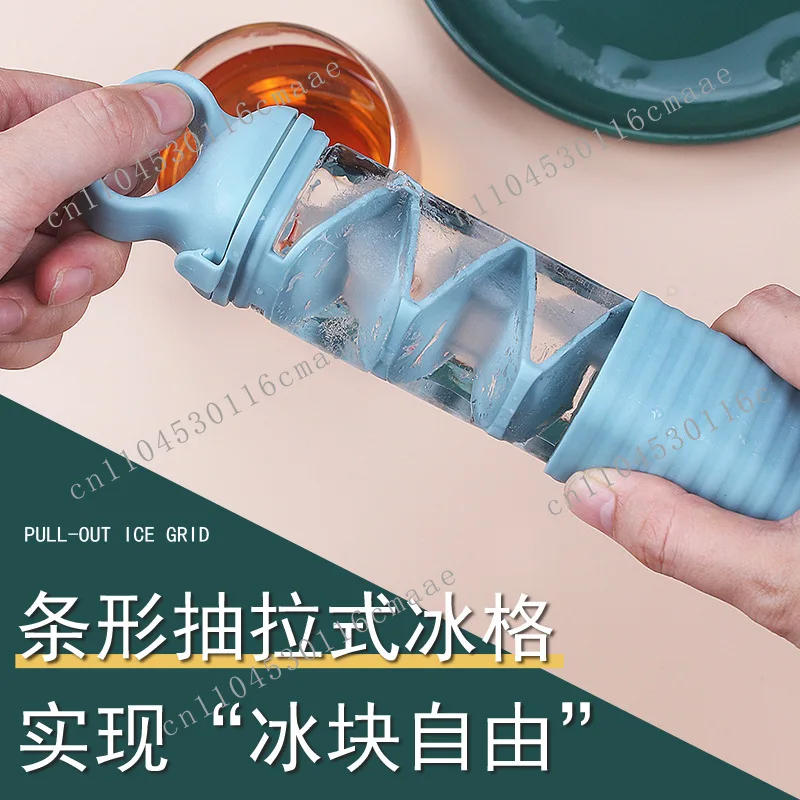New Ice Grid Creative Home Bar Ice Cubes Popsicle Abrasives 10 Grid Homemade Quick-frozen Ice Grid Box
