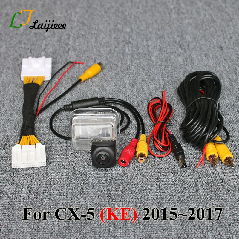 Câmera Retrovisora para Mazda CX-5 CX5 CX 5 KE 2012 para 2017, HD 720P, Cor, Visão Noturna, Câmera de Inversão Traseira do Carro