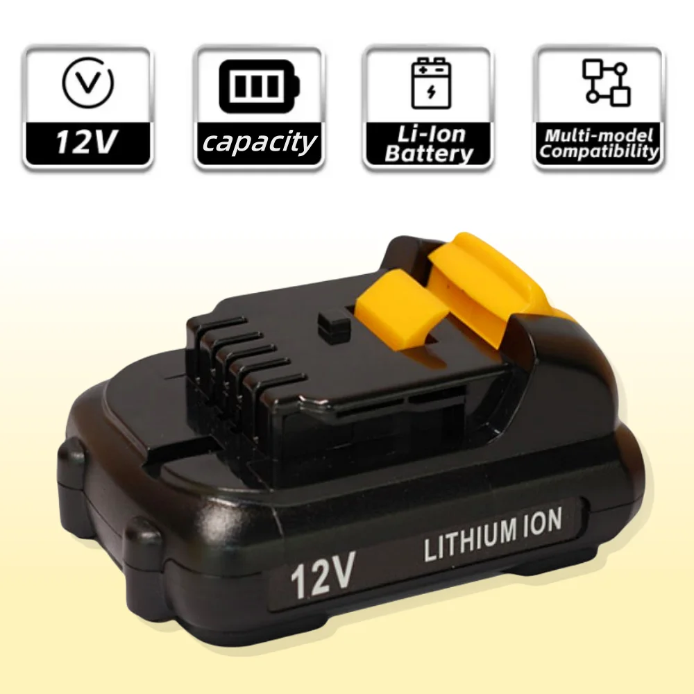 

For Dewalt 12V 4000mAh Lithium-ion Battery Rechargeable Power Tools Batteries DCB120 DCB127 DCB121 DCB100 DCB101 DCD700