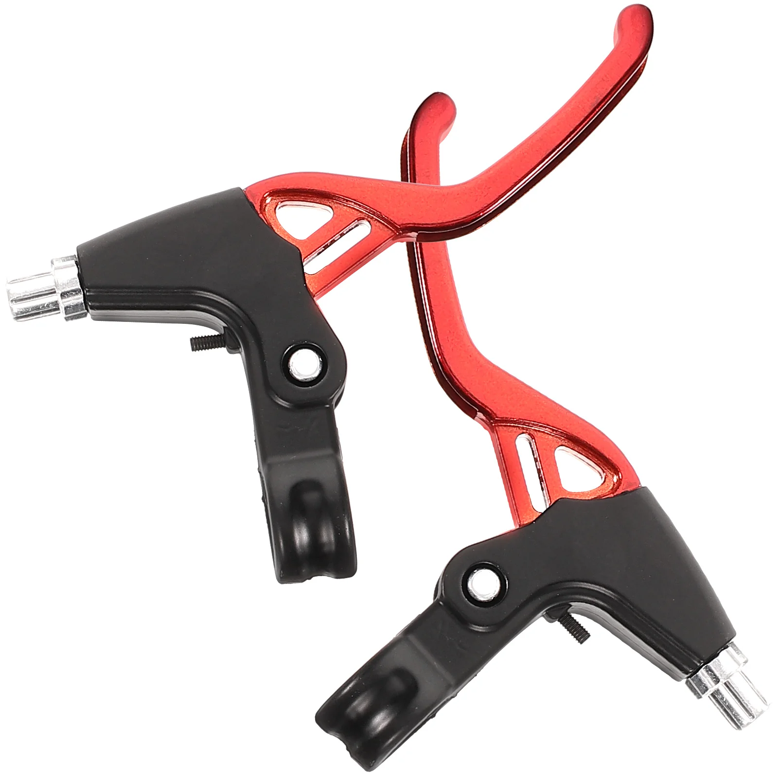 Bicycle Speed Racing All-aluminum Brake Handle Pair (red) 2pcs Brakes Bike Alloy