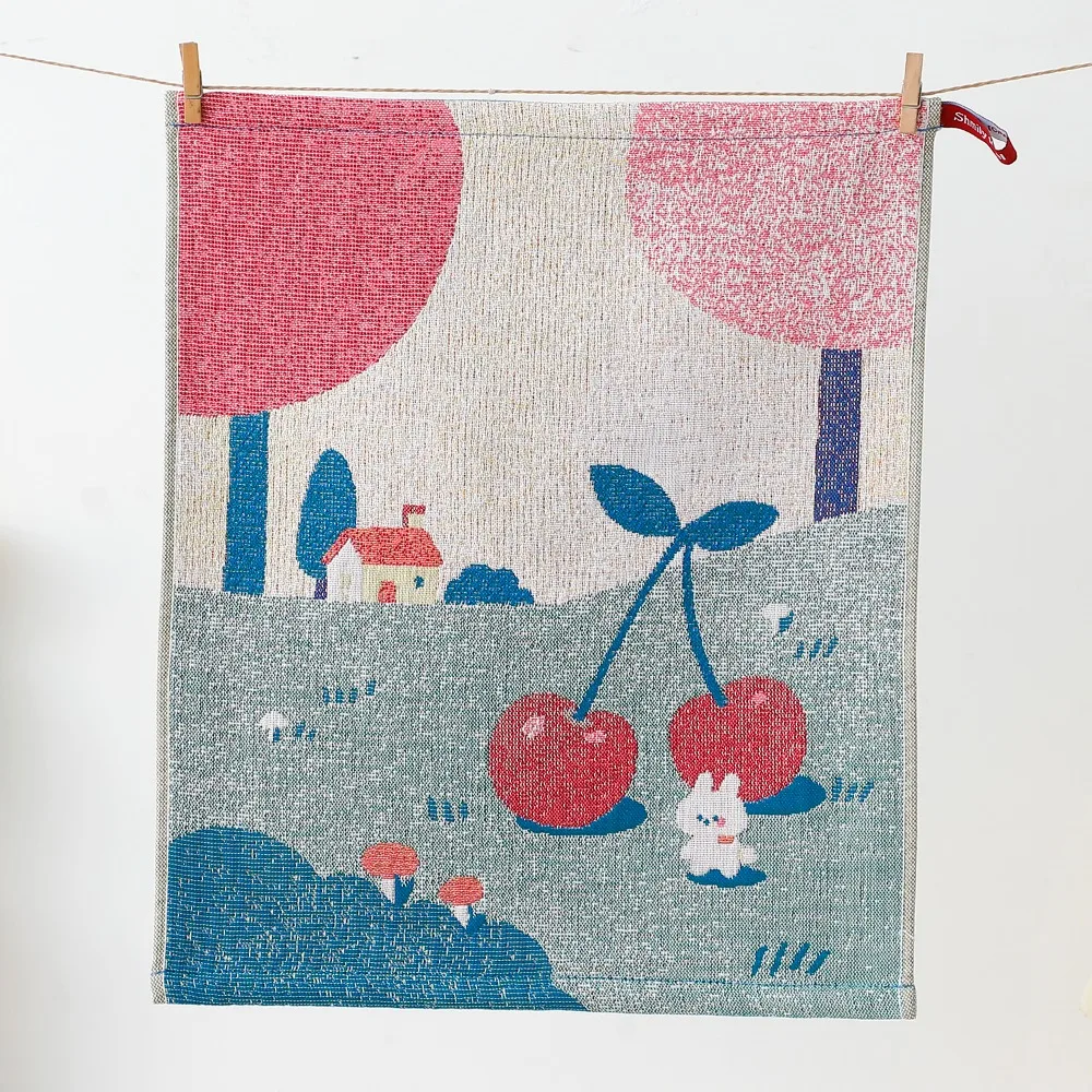 34x40cm Large Hand Towel Cartoon 4 Layer Cotton Gauze Pure Cotton Dish Cloth Decorative Quick Dry Handkerchief Towel