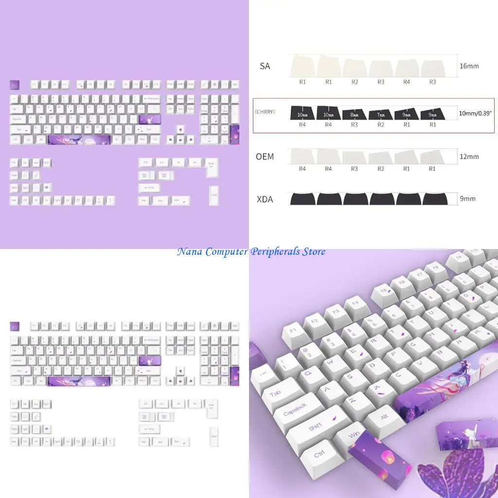 

F68C Механическая клавиша клавиш для клавиш для 108-ключи.