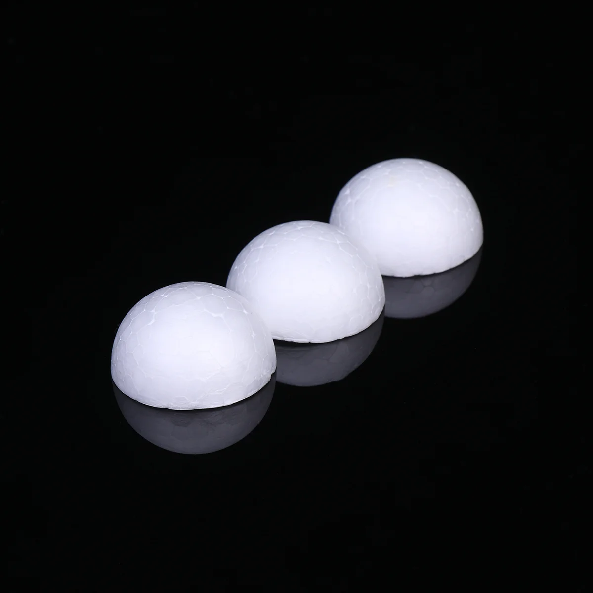 200 Pcs Christmas Crafts for Kids Children Ball DIY Semicircle Ornament Foam Block Half Model