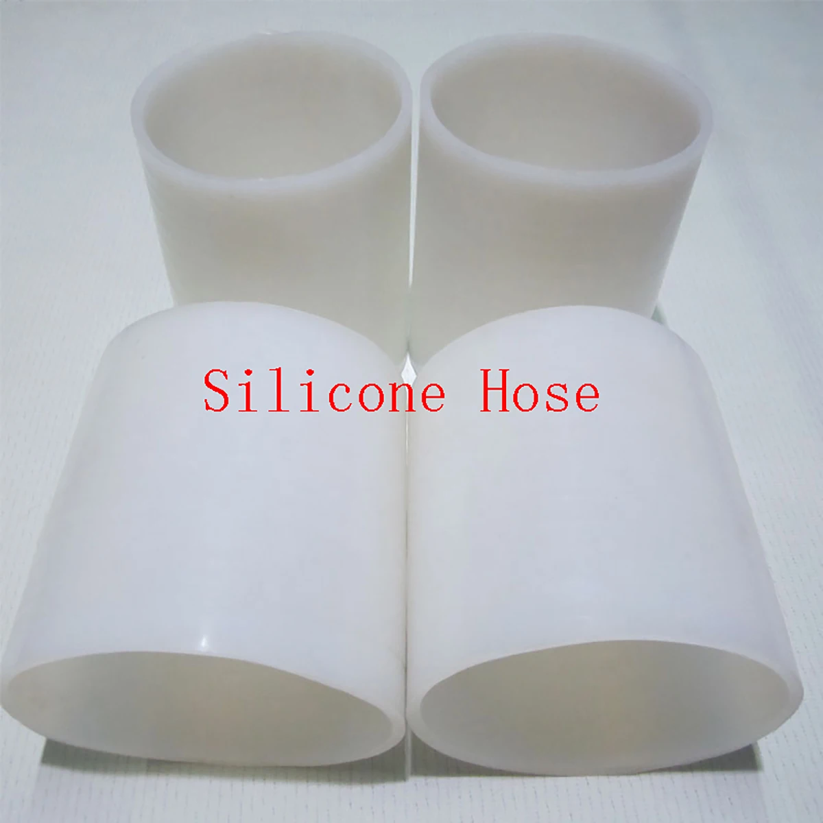 1 Meter Thickness 2mm Oversize Pipe Large Tube Inner Dia 20-1000mm Industrial Grade High Temp Resistant Silicone Rubber Hose