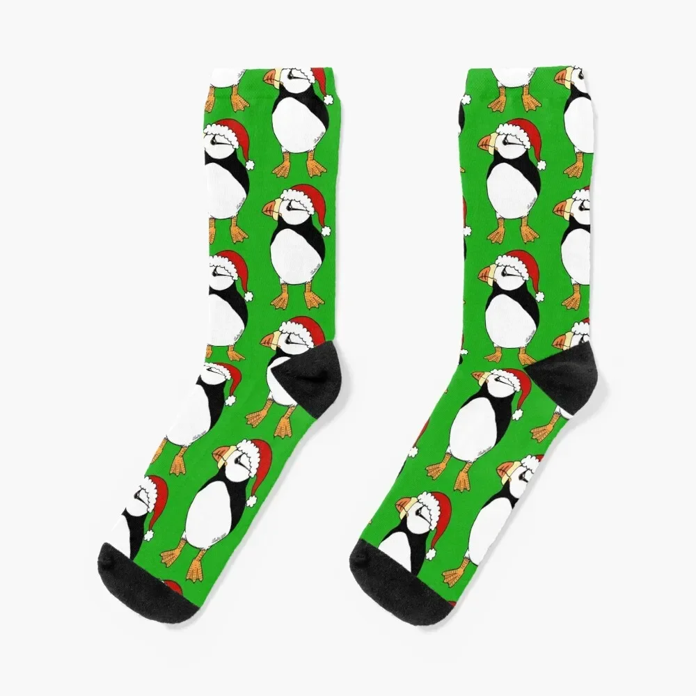 

Christmas Puffin Socks Hiking boots FASHION floral Luxury Woman Socks Men's