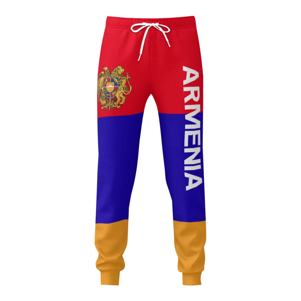 Emblem of Armenia Flag Mens Sweatpants with Pockets Joggers for Men Sports Casual Sweat Pants With Drawstring