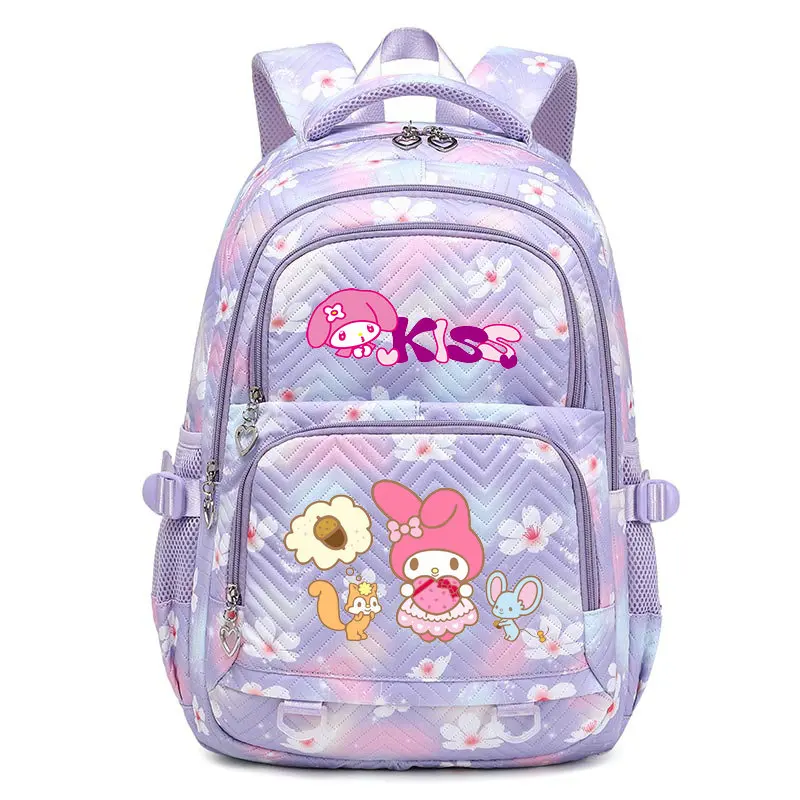 Waterproof Children Backpack My Melody Female Travel Bag Girls Princess Backpacks Schoolbag for Teenage Bookbag Mochila