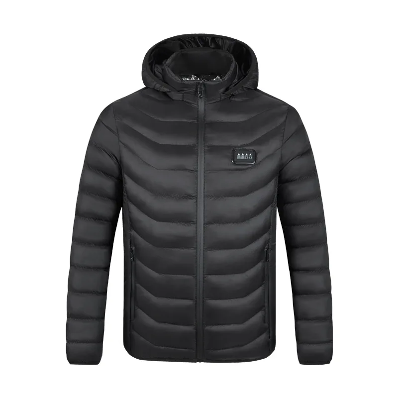 23 Areas Winter Intelligent Heating Cotton Jacket Men's Self Heating Parka Women Warm USB Electric Four Controls Heated Clothes