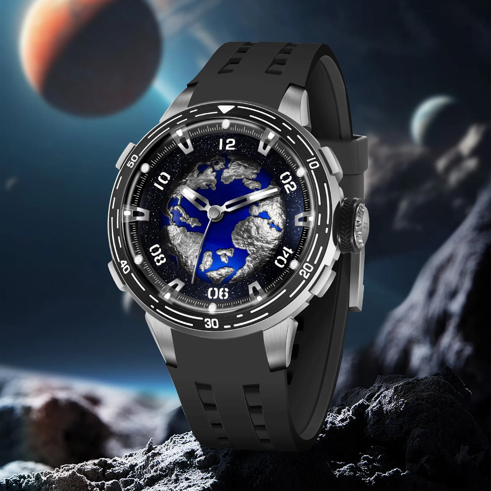2026 PIDNU Markendesign Neue Star-Serie Mechanische Uhr Herren Japan 8215 Uhrwerk Herrenuhr Wasserdichte Automatische Luxusuhr – Detail 23