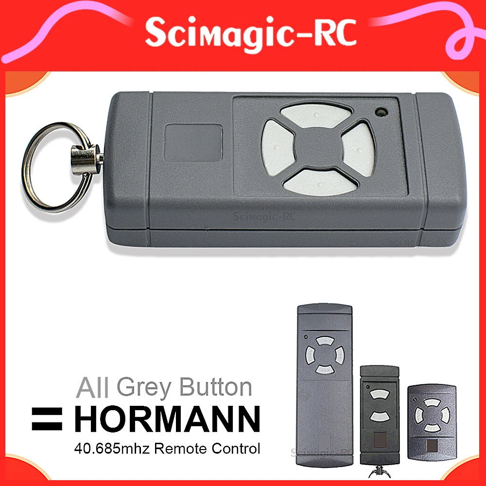 

HORMANN HS4 HSM4 HSE2 HSE4 40.685MHz Garage Remote Control for Hormann 40mhz Low Frequency Gate Door Opener Keychain