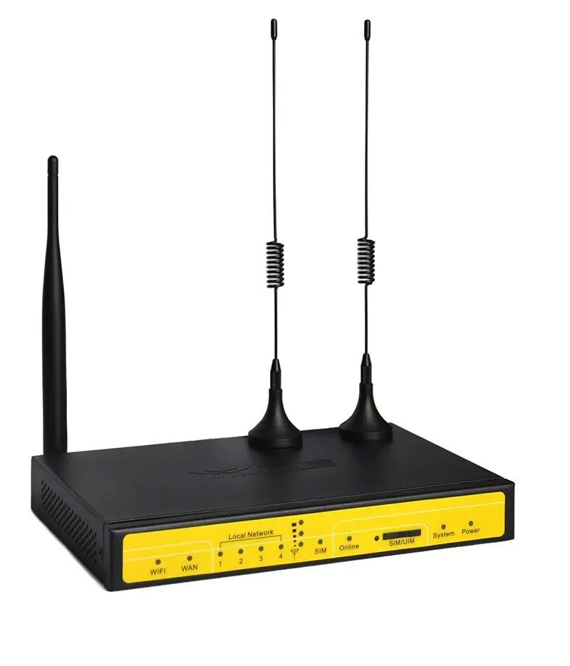 

F3836 multi-carrier 4g wifi router with sim card slot DHCP server support for power substation in Indonesia