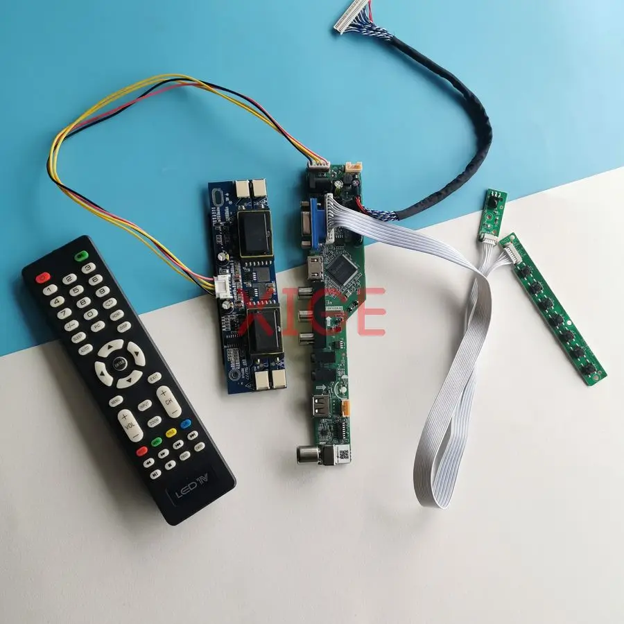 

Display Drive Controller Board Fit M190PW01 SVA190WX1 LTM190M2 LM190WX1 30 Pin LVDS 1440*900 USB+AV+VGA+HDMI 1440x900 4-CCFL Kit