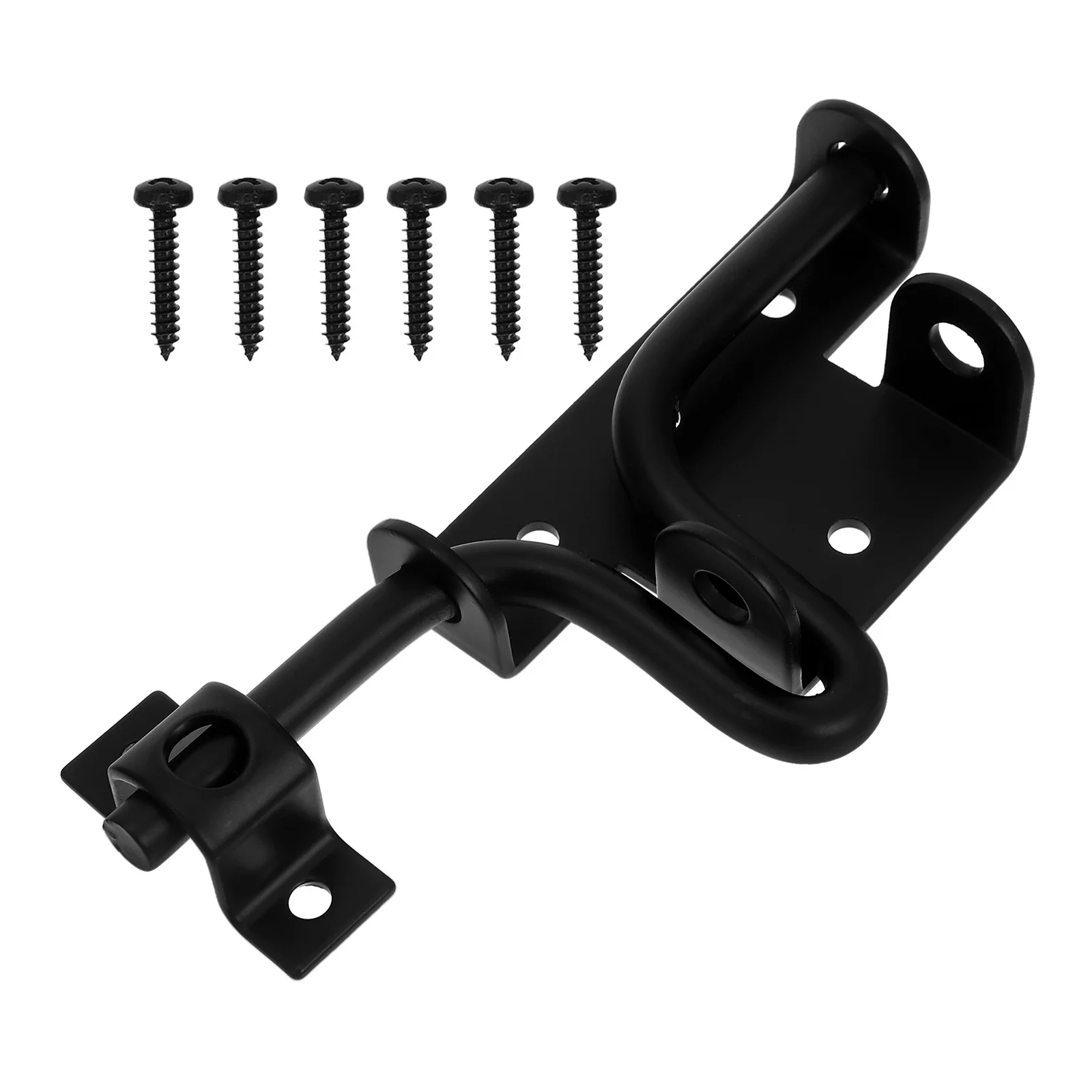 

1Set Heavy Duty Fence Gate Latch Carbon Steel Door Bolt Hinge Combination Lock for Sliding Gates Farm Garden Sheds Outdoor