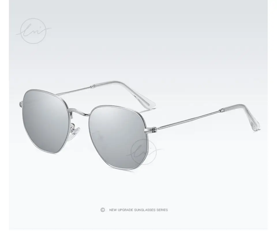 LM Neue Mode Frauen Hexagon Sonnenbrille Männer Retro Polarisierte Fahren Beschichtung Spiegel Sonnenbrille Goggle UV400 Brillen gafas de sol – Detail 17
