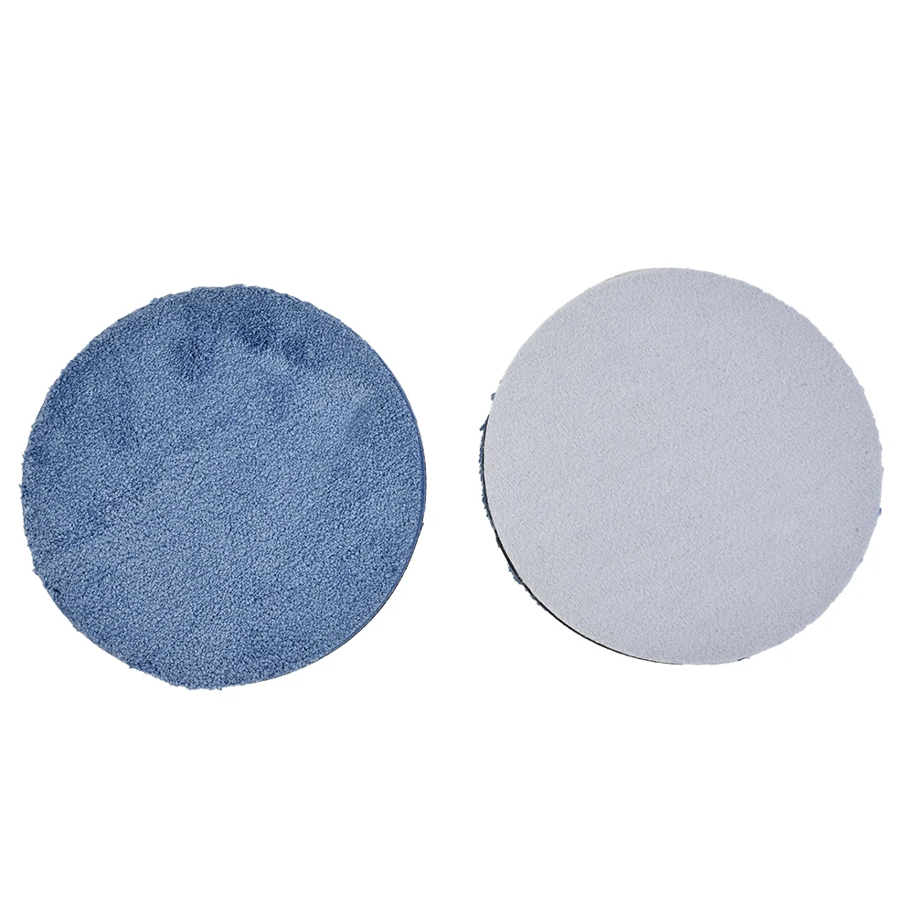 2X 3/4/5/6/7inch Microfiber Polishing Pads Buffing Pad Set For Car Polisher Car Polishing Pad Tool Accessories