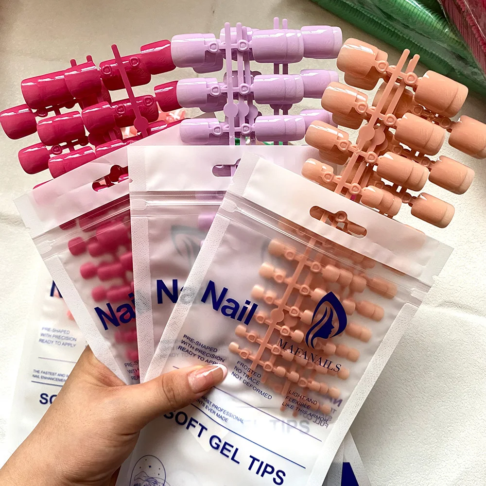 120Pcs Short False Toenails Glossy Press on Toe Nail Solid Color Short Square Full Cover Fake Nails Colorful Artificial Nail Tip