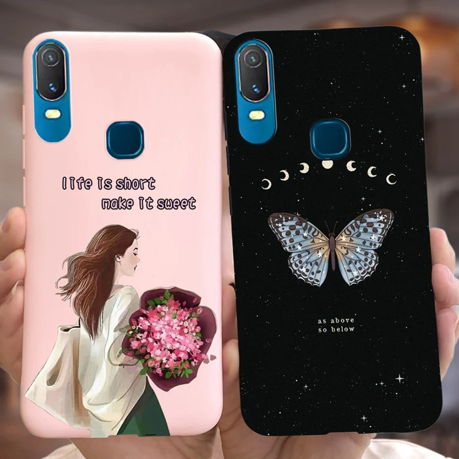 حافظة لهاتف فيفو Y11 2019 1906 حافظة لهاتف فيفو Y11 2019 حافظة لهاتف فيفو Y11 6.35 VivoY11 الغطاء الخلفي بوصة