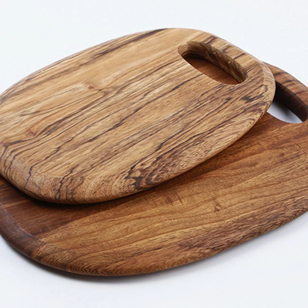 

Thickened Solid Wood Cutting Board Hangable Chopping Board For Kitchen Bread Fruit Vegetable Meat Premium Kitchenware
