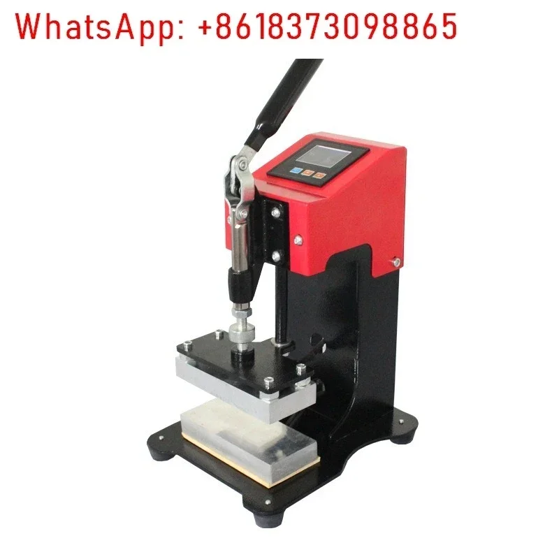 Máquina manual de prensa quente, máquina de colofonia ap1903, máquina de transferência de calor, pequena máquina de prensa de resina de aquecimento de placa superior e inferior